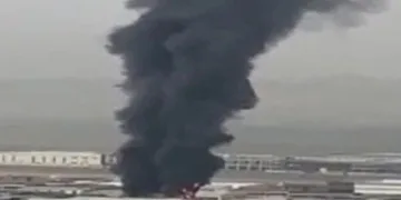 Kimyasal fabrikasında yangın