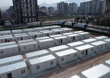 Konteyner kentin ilk etabı tamamlandı