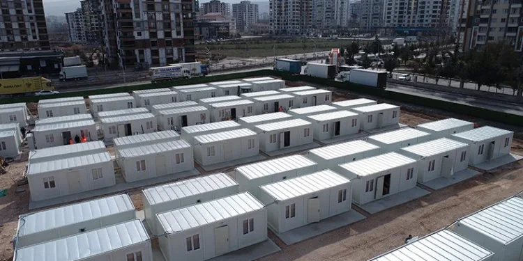 Konteyner kentin ilk etabı tamamlandı