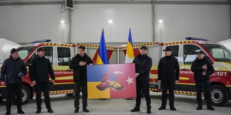 Ukraynalı arama kurtarma ekibi