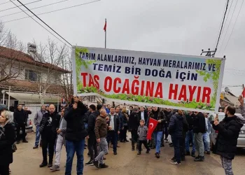 Taş ocağının su havzası üzerinde kapasite arttırmasına tepki
