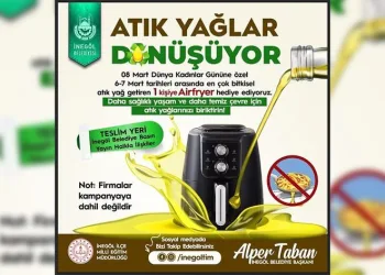 Airfryer ödüllü atık yağ kampanyası