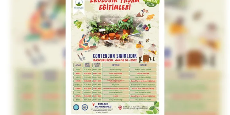 ‘Ekolojik Yaşam Eğitimleri’ başlıyor