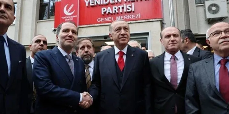 Cumhurbaşkanı Erdoğan ve Fatih Erbakan görüştü