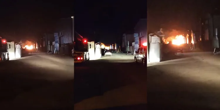 Geri dönüşüm deposunda korkutan yangın