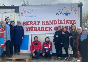 Konteyner kentte mevlit programı düzenledi