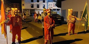 Mehteran takımı sahur için sokağa indi
