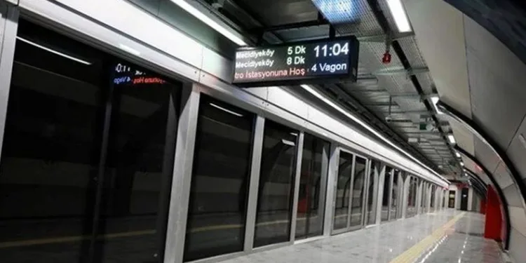 Bazı metro hatlarında seferler iptal