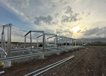 Osmangazi konteyner kentin kurulumuna başladı