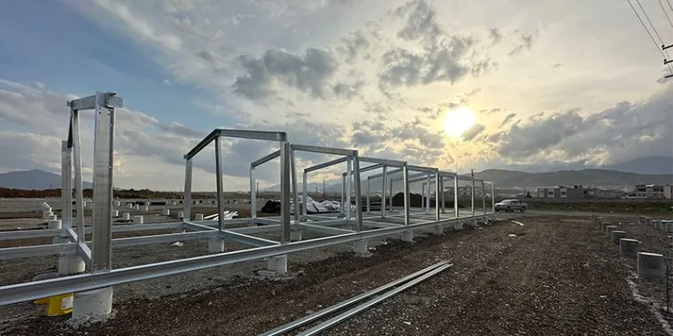 Osmangazi konteyner kentin kurulumuna başladı