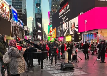 Times Meydanı’nda anma programı