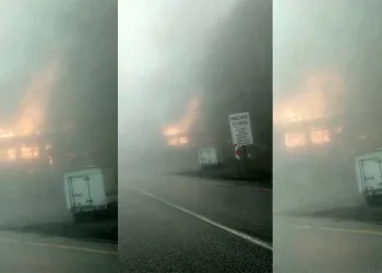 Uludağ yolu üzerinde bulunan restoranda yangın