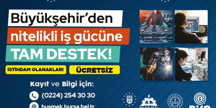 BUSMEK’ten nitelikli iş gücüne tam destek