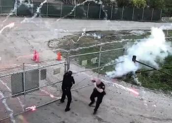 Polis eğitim merkezi inşaatına saldırı