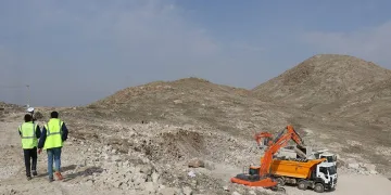 Kalıcı konutlar için ilk kazma vuruldu