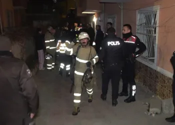 Sigara yakarken benzin bidonuda yandı