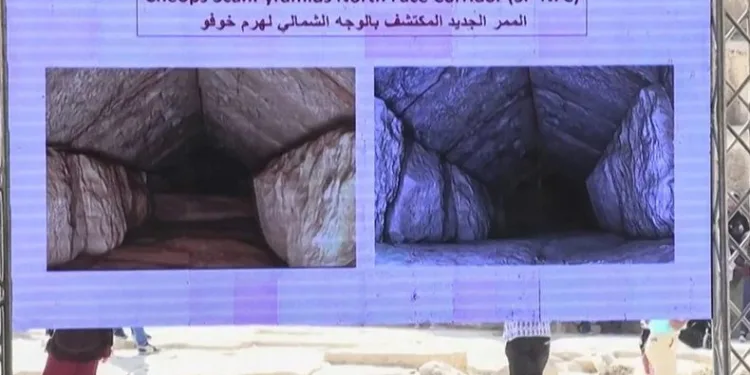 Giza Piramitleri’nde gizli bir koridor bulundu