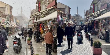 İki fotoğrafın arasında sadece birkaç dakika var