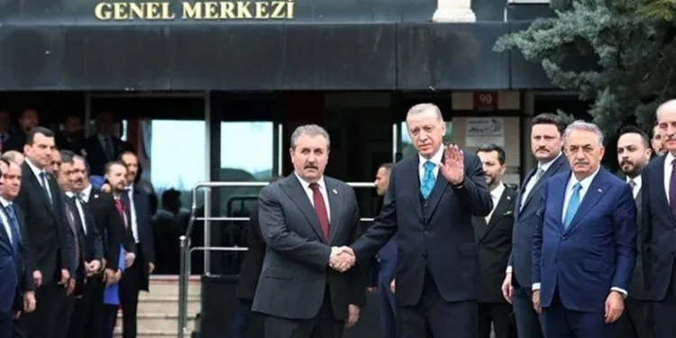 Cumhurbaşkanı Erdoğan, Destici ile görüştü