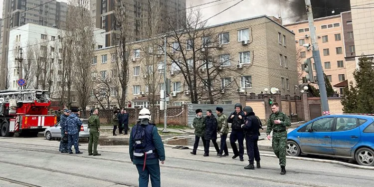 Rusya’da FSB binasında yangın