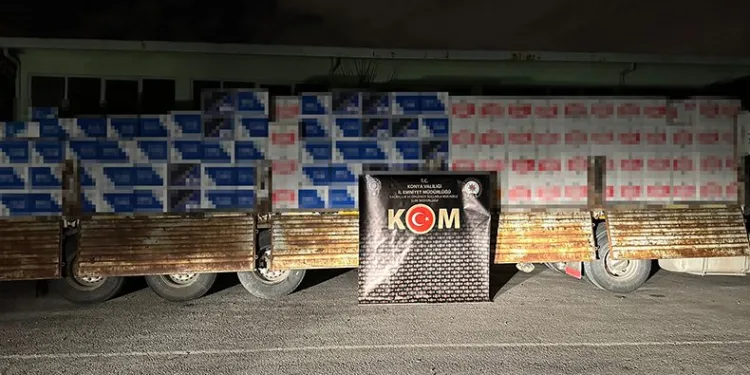 9 milyon adet kaçak makaron