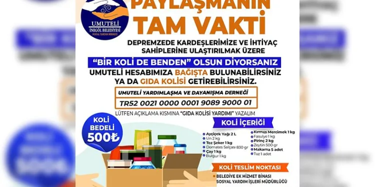 Yardım kampanyası başlatıldı