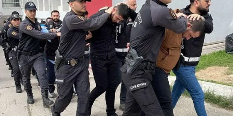 “Sarılar” suç örgütü operasyonunda 59 tutuklama