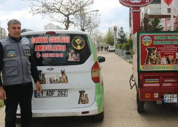 Oda başkanı ticari aracı ambulansa çevirdi