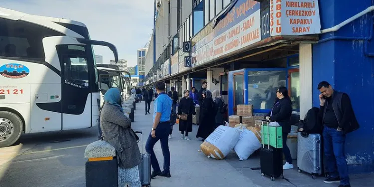 Bayram öncesi otogarlarda son durum