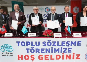 Nilüfer’de toplu sözleşme sevinci
