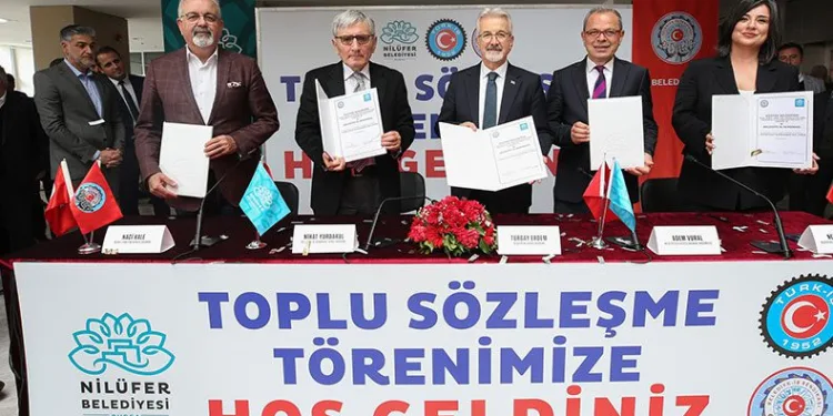 Nilüfer’de toplu sözleşme sevinci