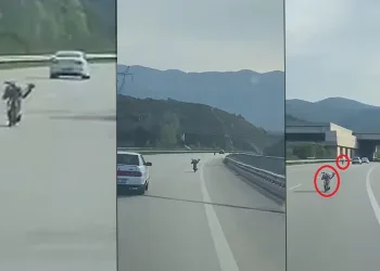 Otobanda canlarını hiçe sayarak böyle gittiler