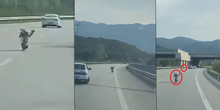 Otobanda canlarını hiçe sayarak böyle gittiler