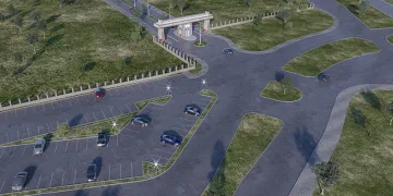 KAEÜ nizamiye kapısı yenileniyor