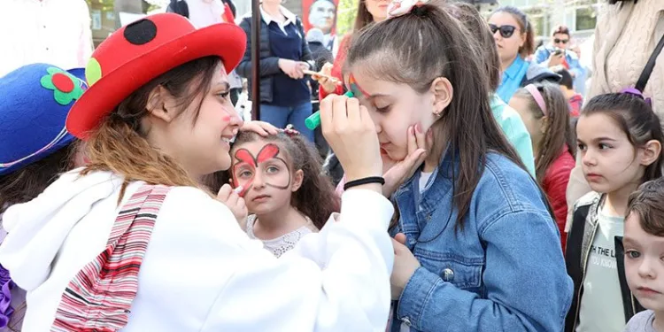 Mudanya Belediyesi çocukları şenlikte buluşturdu