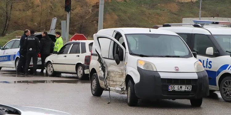 Samsun’da trafik kazası