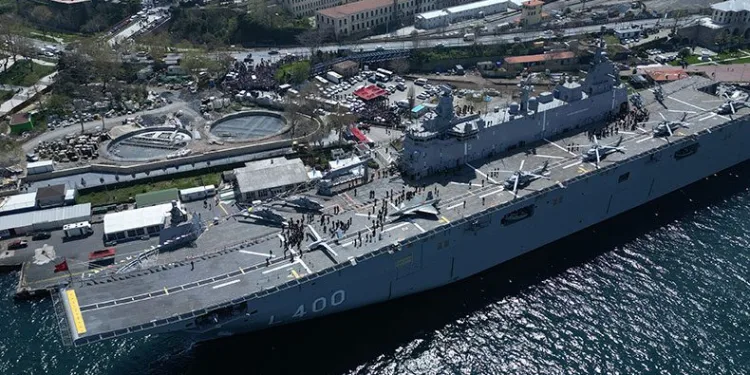 TCG Anadolu bayramda ziyaret edilebilecek