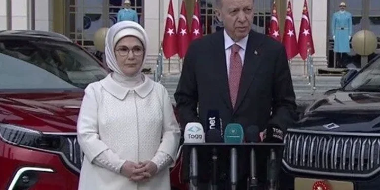 Togg’da ilk teslimat Erdoğan’a