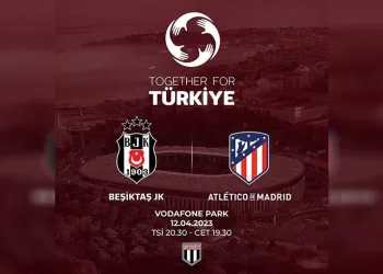 Beşiktaş ile Atletico Madrid, depremzedeler için karşılaşacak