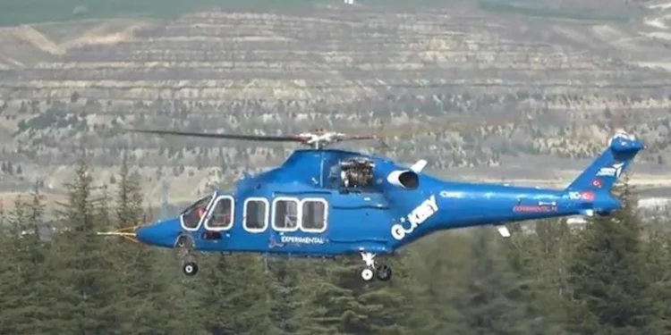 GÖKBEY helikopteri göklerde