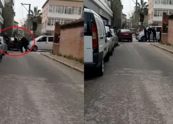 Bursa’da yol verme kavgasında yumruklar konuştu
