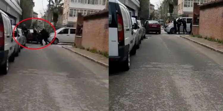 Bursa’da yol verme kavgasında yumruklar konuştu