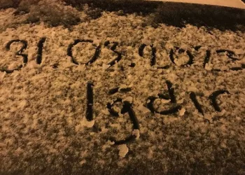 Iğdır’da nisan ayında kar etkili oluyor