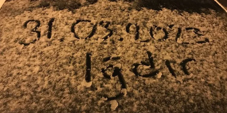 Iğdır’da nisan ayında kar etkili oluyor