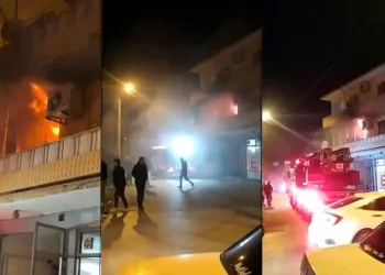 Bursa’da iki katlı evde korkutan yangın
