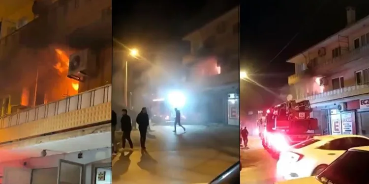 Bursa’da iki katlı evde korkutan yangın