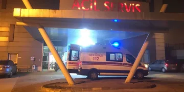 Bisikletten düştü, hastanelik oldu