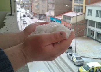 Sivas’ta dolu etkili oldu