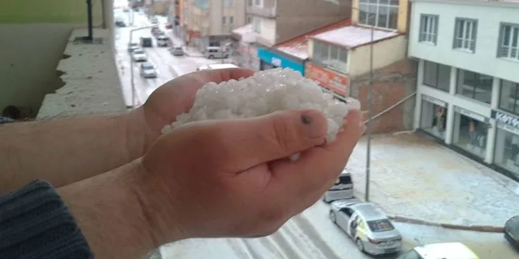 Sivas’ta dolu etkili oldu