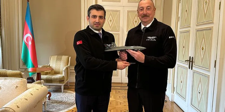 Aliyev, Selçuk Bayraktar’ı kabul etti